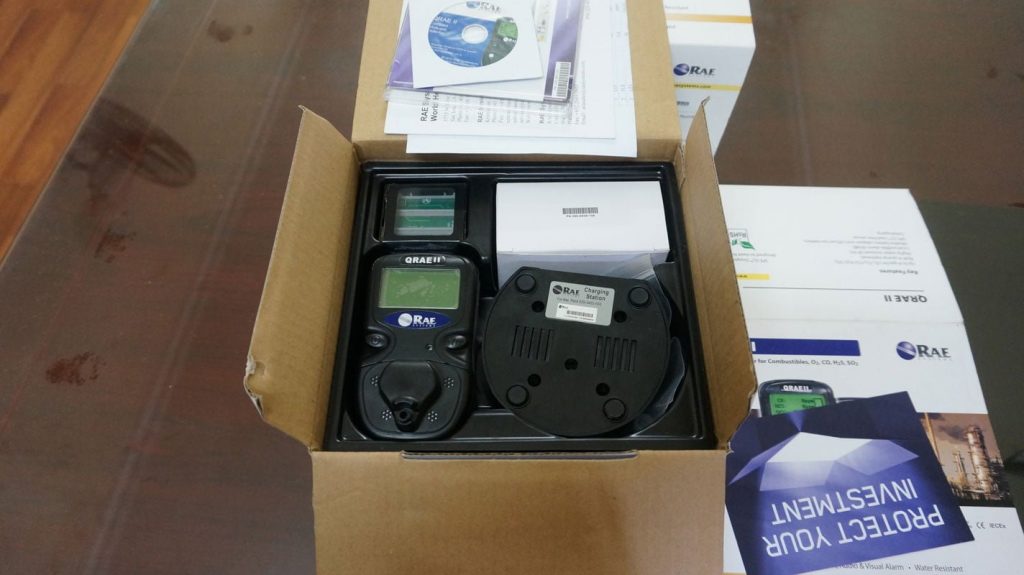 Qrae II Gas detector with accessories