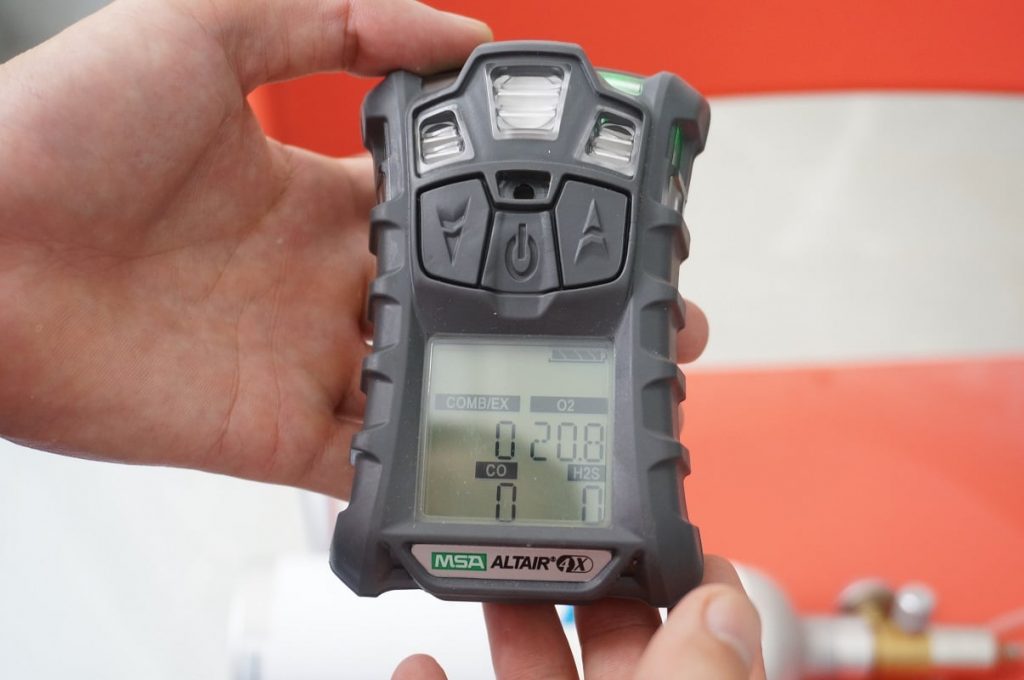 Altair 4X Gas detector measures 4 Ex gases; O2; CO; H2S