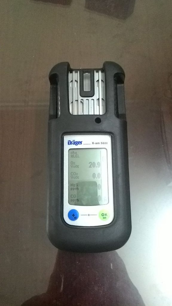 High-end Drager X-am 5600 Gas detector, front